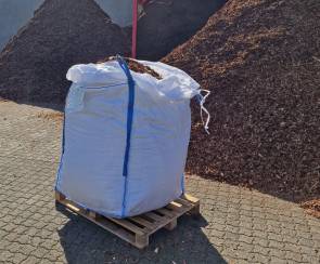 1m³ Rindenmulch 10/40mm frei Haus geliefert , geliefert im Big Bag auf Palette 